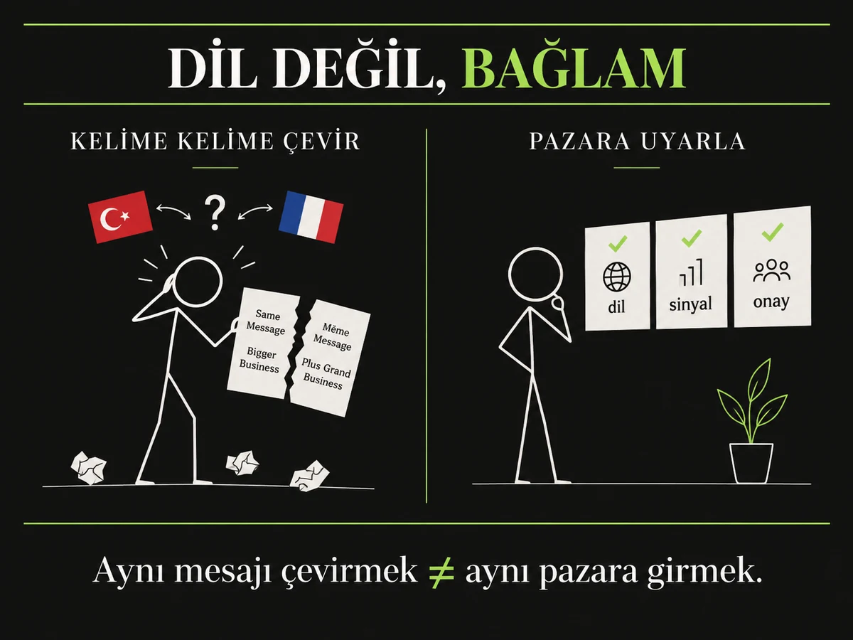 Premium çöp adam memi: kelime kelime çevirmek yerine pazara ve bağlama uyarla.